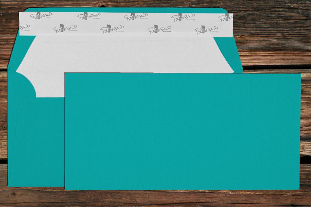 Briefhüllen mit Seidenfutter DL 110x220 mm Haftklebend Ocean gerippt 100 g/qm